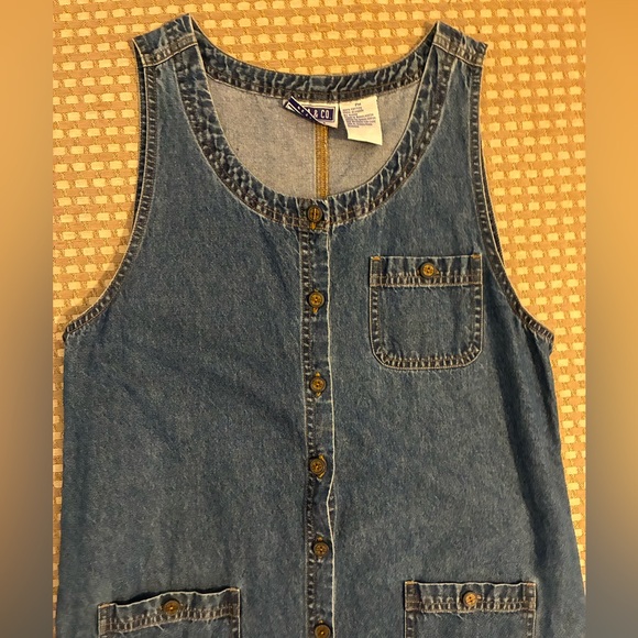 Vintage Denim Dress - Picture 2 of 4